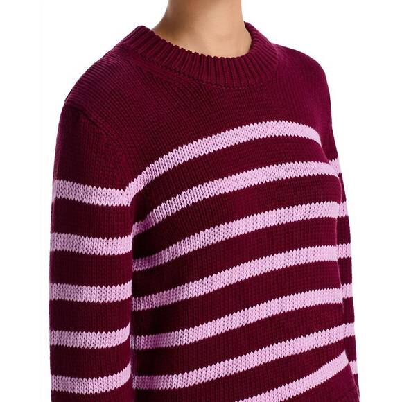 NEW RAILS alise sweater in mulberry stripe - Picture 4 of 5